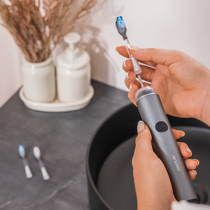 Periuță de dinți sonică Cecotec ToothCare UltraSonic EliteSwing, 66.000 rpm, 4 moduri, IPX7