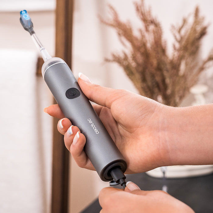 Periuță de dinți sonică Cecotec ToothCare UltraSonic EliteSwing, 66.000 rpm, 4 moduri, IPX7