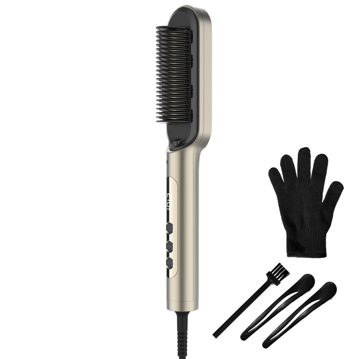 Perie de îndreptat părul Cecotec InstantCare Lisse IonTech, 9 trepte, 130–210 °C, încălzire în 30 s
