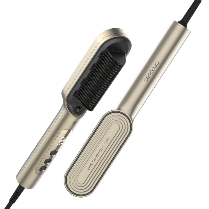 Perie de îndreptat părul Cecotec InstantCare Lisse IonTech, 9 trepte, 130–210 °C, încălzire în 30 s