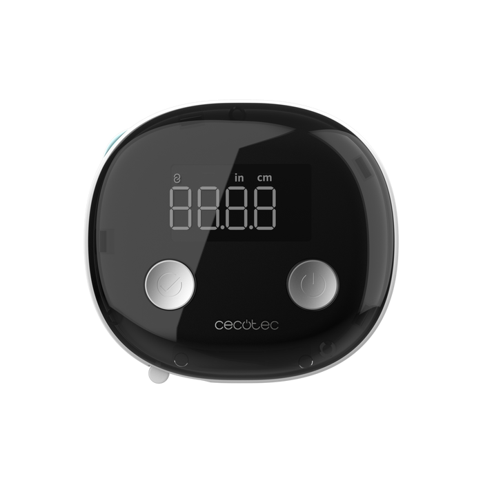 Ruletă de măsurare digitală Cecotec Surface Precision Body, Bluetooth, afișaj LED, 7 × 7,5 × 3 cm