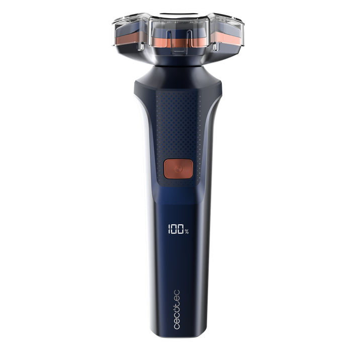 Aparat de ras rotativ Cecotec PrecisionCare Aluminium, 8500 rpm, 2 viteze, autonomie de până la 2 h