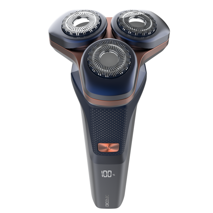 Aparat de ras rotativ Cecotec PrecisionCare Aluminium, 8500 rpm, 2 viteze, autonomie de până la 2 h