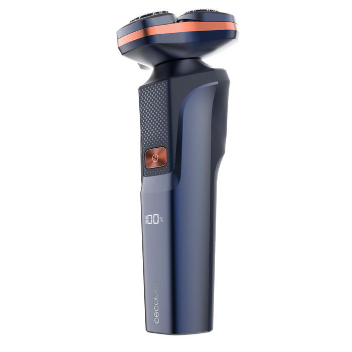 Aparat de ras rotativ Cecotec PrecisionCare Aluminium, 8500 rpm, 2 viteze, autonomie de până la 2 h