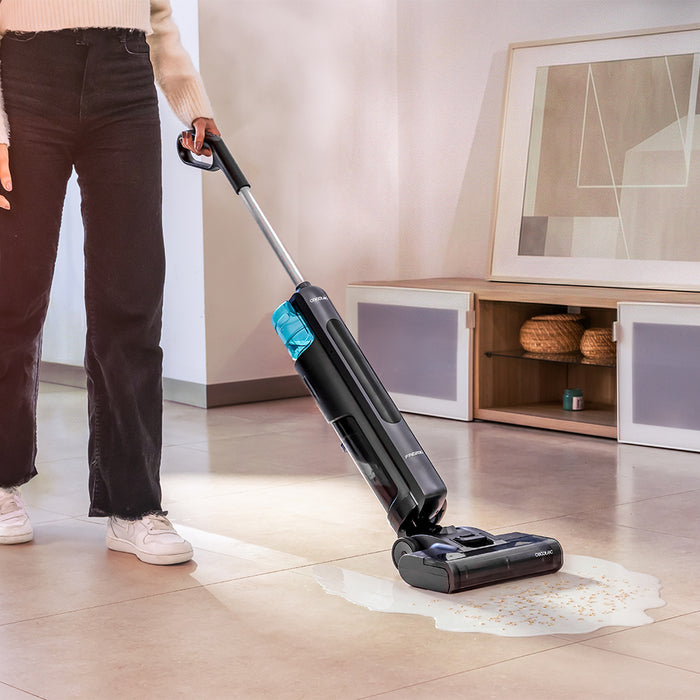 Mop electric Cecotec Freego S10 Nova, 650 ml/550 ml, autonomie de până la 35 min, 28 × 109 × 25 cm