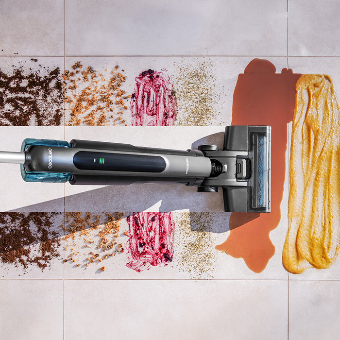 Mop electric Cecotec Freego S10 Nova, 650 ml/550 ml, autonomie de până la 35 min, 28 × 109 × 25 cm