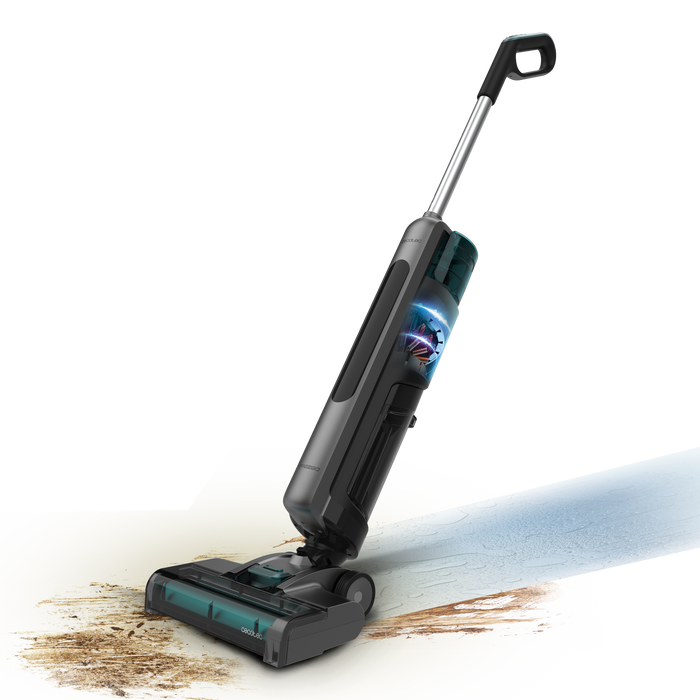 Mop electric Cecotec Freego S10 Nova, 650 ml/550 ml, autonomie de până la 35 min, 28 × 109 × 25 cm