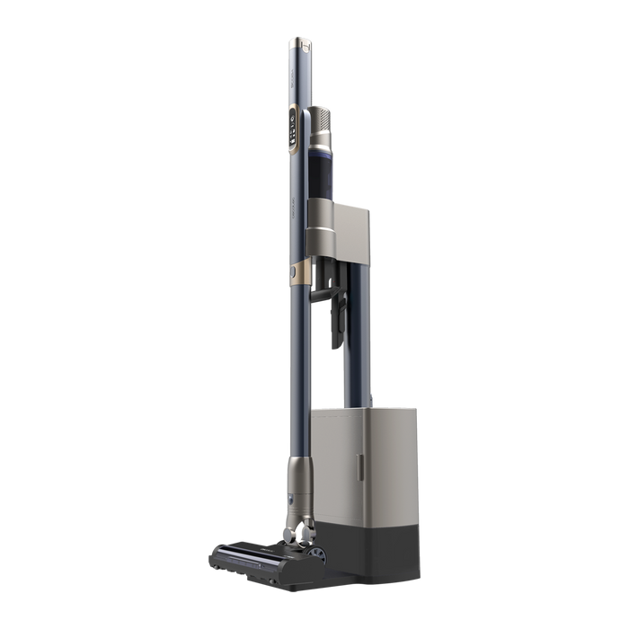 Aspirator vertical Cecotec Scoba 3000 Station, 210 W, 20 kPa, autonomie 40 min, bază cu golire automată
