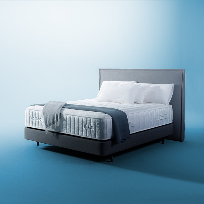 Saltea cu arcuri împachetate Cecotec Flow Hêritage Isabella 120X190, 120 × 190 cm, fermitate ridicată, 7 zone de susținere