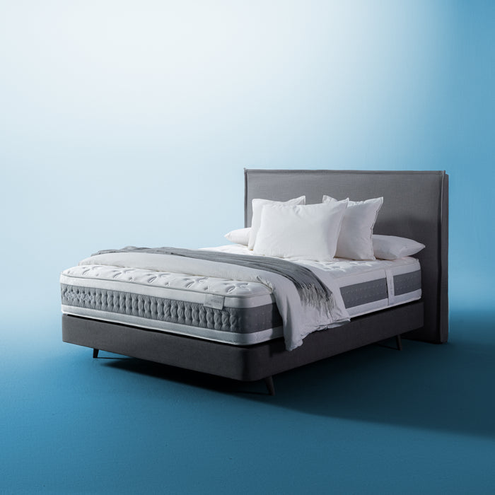 Saltea cu arcuri împachetate Cecotec Flow Hêritage Anne, 80 × 190 cm, ViscoAdapt 5 cm, fermitate ridicată