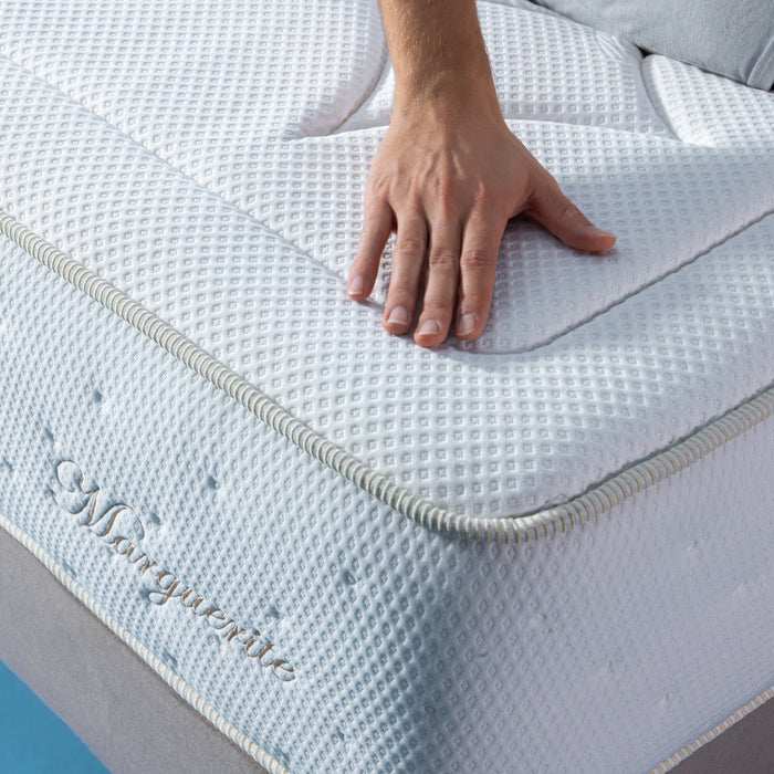 Saltea Cecotec Flow Hêritage Margerite 180x200, înălțime 31 cm, 7 zone de susținere