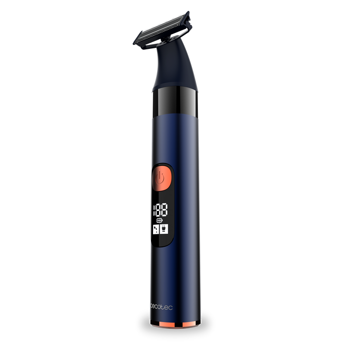 Aparat de tuns pentru față Cecotec PrecisionCare OneShave Saphire, autonomie 90 min, 6 piepteni, IPX7