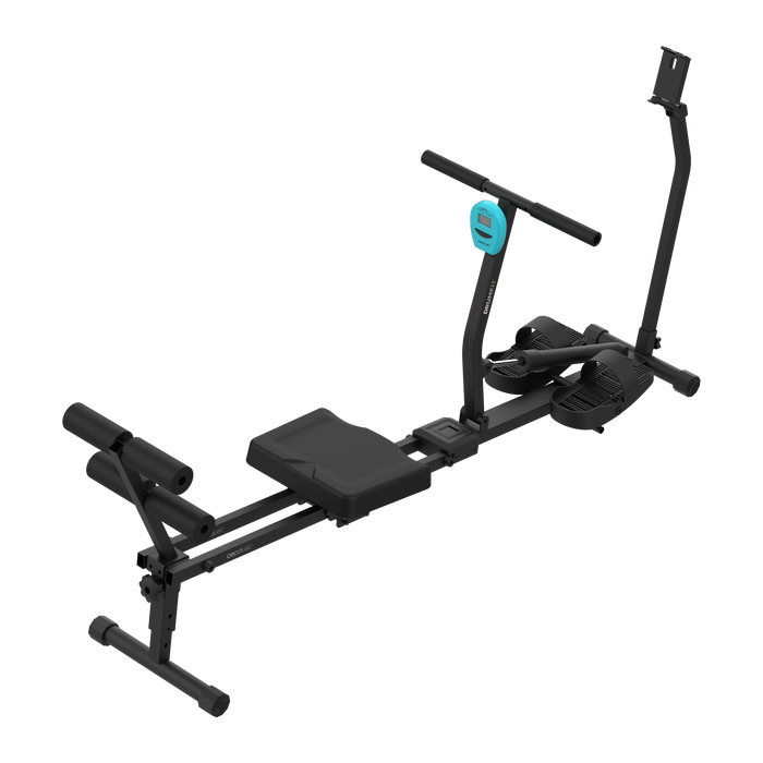 Aparat de vâslit Cecotec Drumfit Rower CompactROW, 12 niveluri de rezistență, 173,5 × 47,5 × 74,5 cm