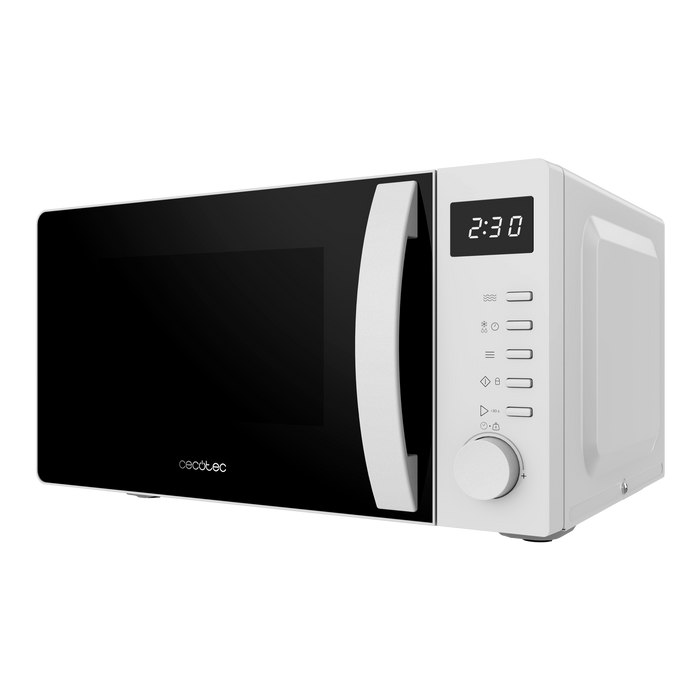 Cuptor cu microunde digital Cecotec Proclean 5105, 20 l, 700 W, 5 niveluri, alb