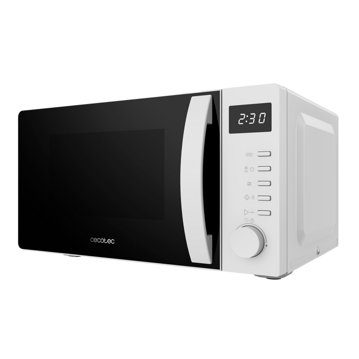 Cuptor cu microunde digital cu grill Cecotec Proclean 5105 White, 20 l, 700 W, alb