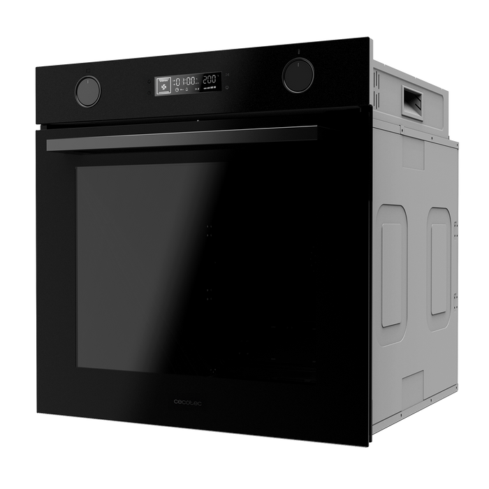 Cuptor încorporabil multifuncțional cu funcție Air Fryer Cecotec Bolero Hexa AF326000 Matt Black A, 73 l, 3250 W, 12 funcții, clasa A