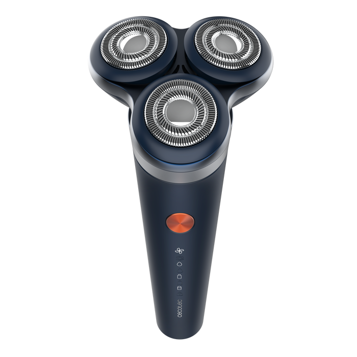 Aparat de ras rotativ Cecotec PrecisionCare Aluminium Premium, IPX7, autonomie 45 min, 6,2 × 17 × 6,2 cm