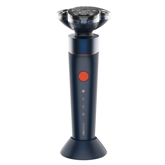 Aparat de ras rotativ Cecotec PrecisionCare Aluminium Premium, IPX7, autonomie 45 min, 6,2 × 17 × 6,2 cm