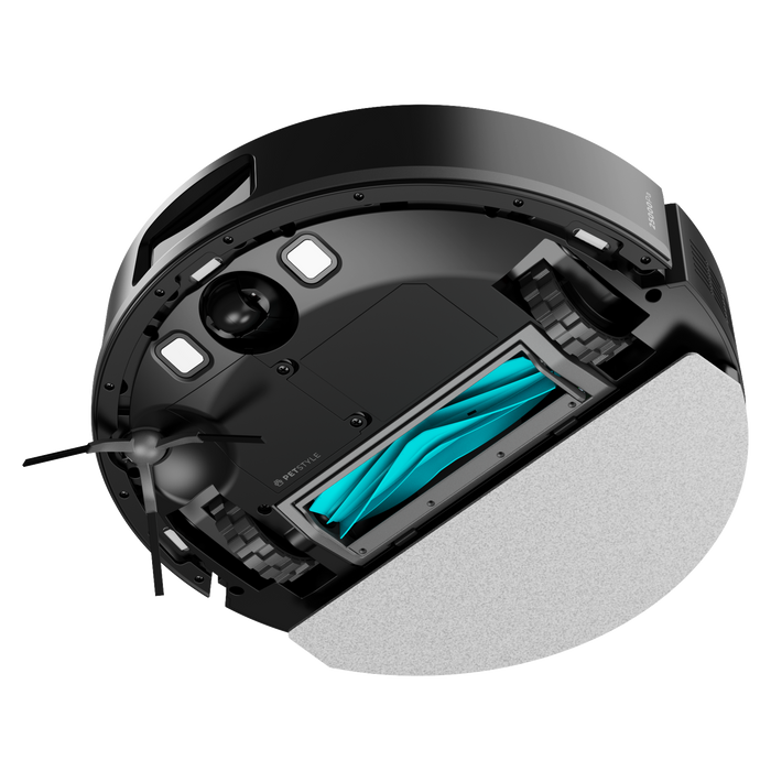 Aspirator robot cu mop Cecotec Conga M80 Dark, 25 000 Pa, autonomie până la 240 min, 33 × 33 × 10 cm