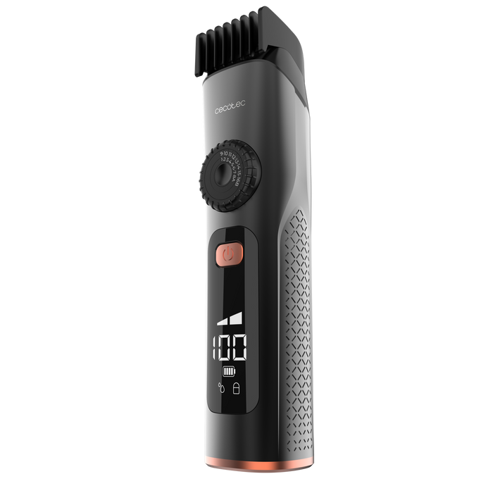 Aparat de tuns barba Cecotec PrecisionCare Barber Elite, autonomie 120 min, IPX6, 2 piepteni ghidaj