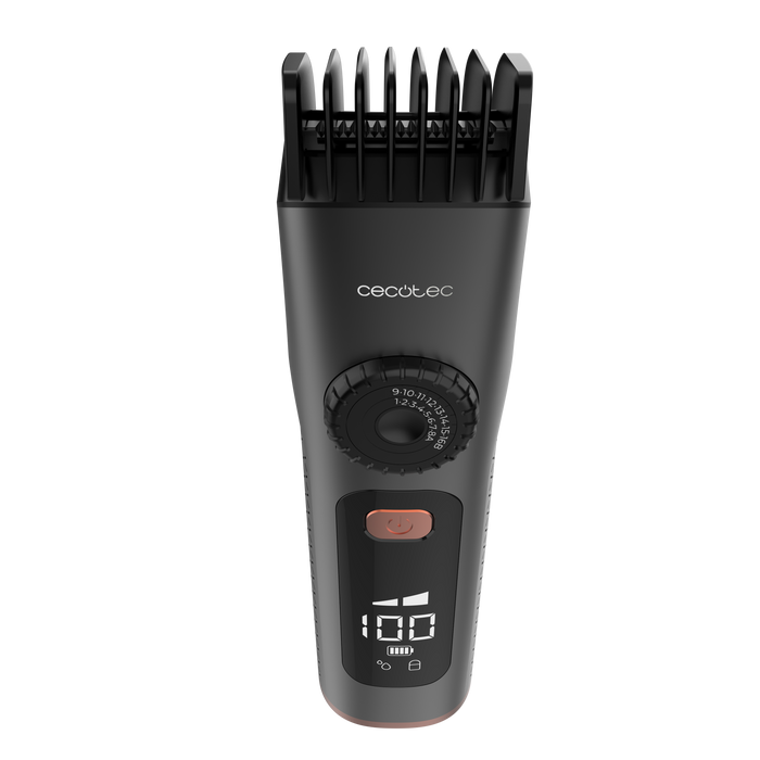 Aparat de tuns barba Cecotec PrecisionCare Barber Elite, autonomie 120 min, IPX6, 2 piepteni ghidaj