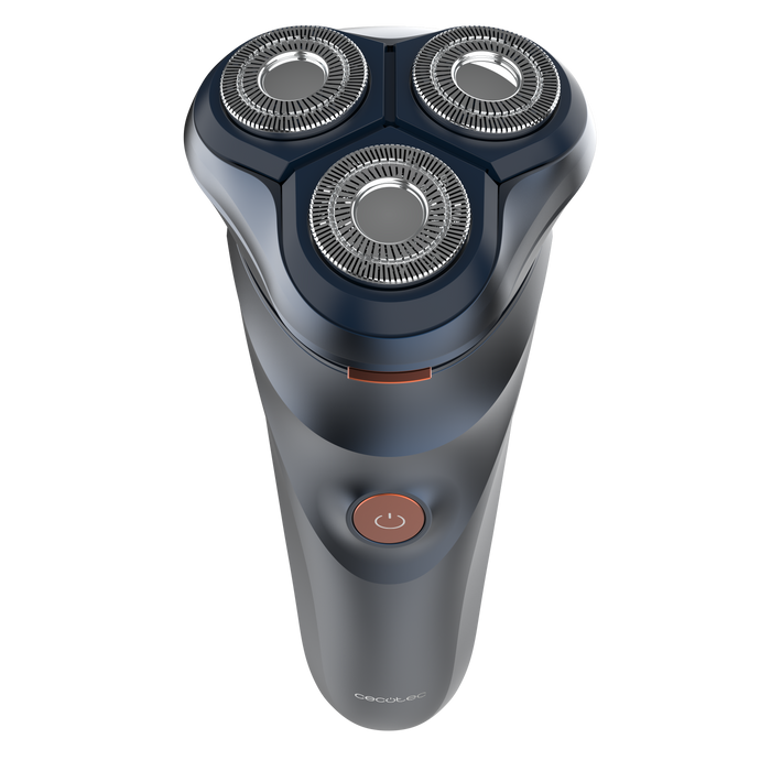 Aparat de ras rotativ Cecotec PrecisionCare One, autonomie 75 min, IPX7, lame din oțel inoxidabil