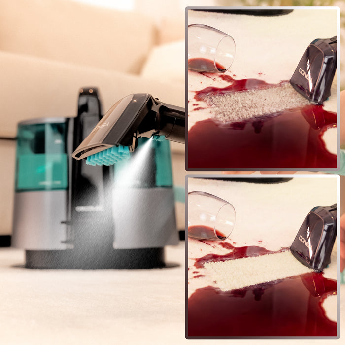 Aparat de curățat tapițerii Cecotec Conga 6000 Carpet&Spot Clean XL, 600 W, 14 kPa, rezervoare 1 l și 850 ml