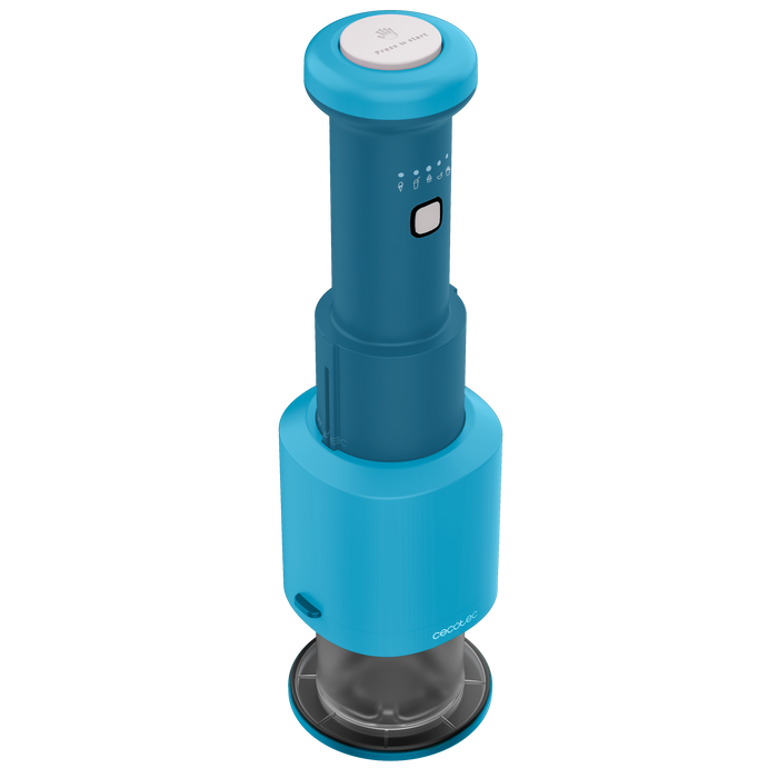 Aparat de înghețată Cecotec Gelatec EasyMove, 5 programe, 3 recipiente de 260 ml