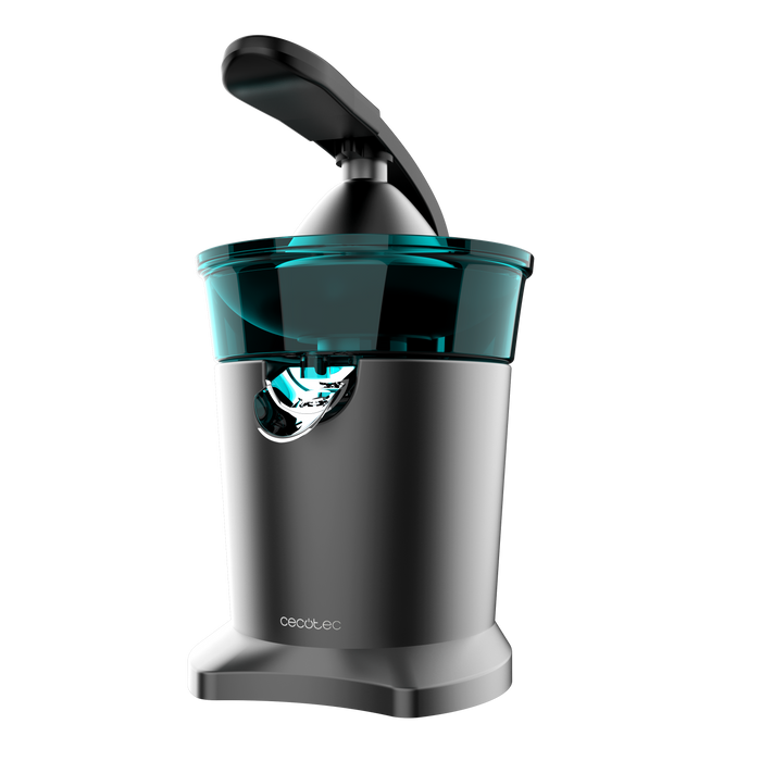 Storcător electric de citrice cu pârghie Cecotec Xqueeze Full Steel, 300 W, 28,5 × 18,9 × 32 cm