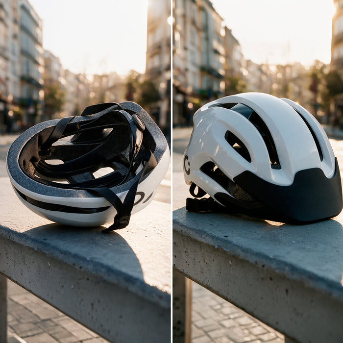 Cască urbană inteligentă Cecotec BrainGuard Pro L-XL, 23 × 19 × 30 cm, 0,39 kg, albă