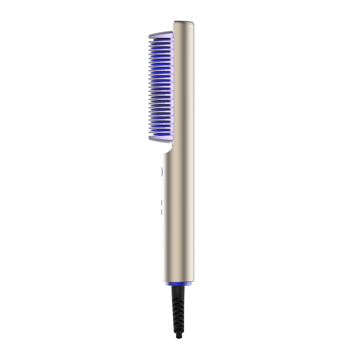 Perie de îndreptat părul Cecotec InstantCare Lisse iSphere, 3 trepte, 140–200 °C, tehnologie cu infraroșu