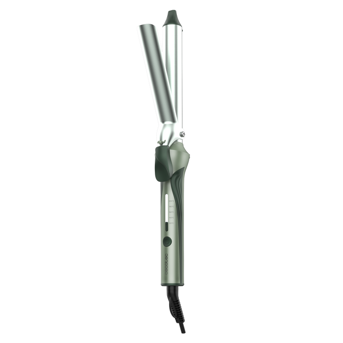Ondulator de păr cu clips Cecotec SurfCare CurlClip Olive, 25 mm, 5 trepte de temperatură, 120–200 °C