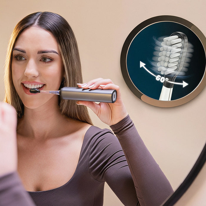 Periuță de dinți sonică Cecotec ToothCare DeluxeSwing, 66.000 rpm, 3 moduri, oscilație 60°