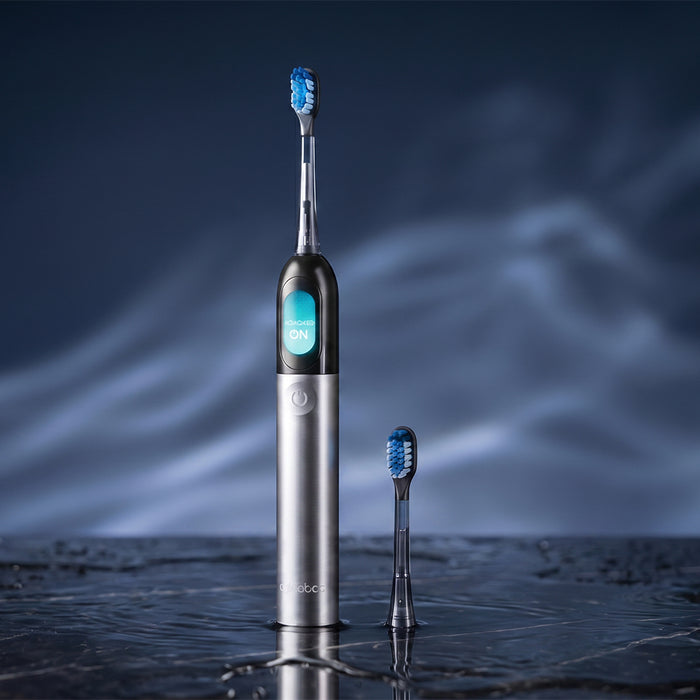 Periuță de dinți electrică Cecotec ToothCare EliteSwing Premium, oscilație 60°, autonomie până la 30 de zile, 4 moduri