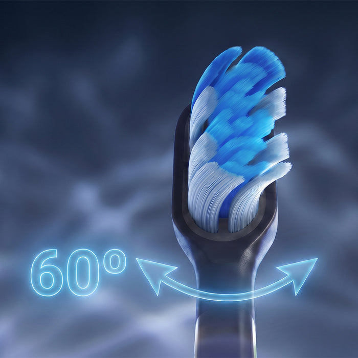 Periuță de dinți electrică Cecotec ToothCare EliteSwing Premium, oscilație 60°, autonomie până la 30 de zile, 4 moduri