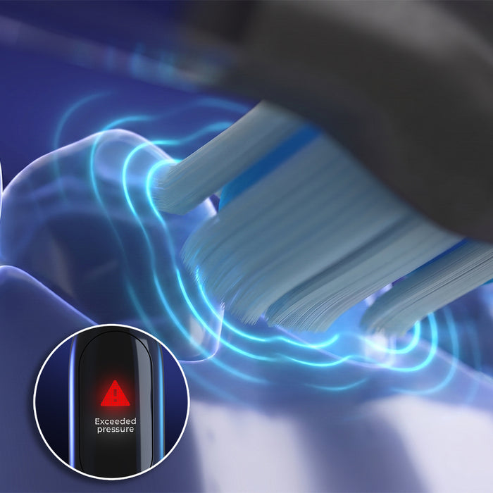 Periuță de dinți electrică Cecotec ToothCare EliteSwing Premium, oscilație 60°, autonomie până la 30 de zile, 4 moduri
