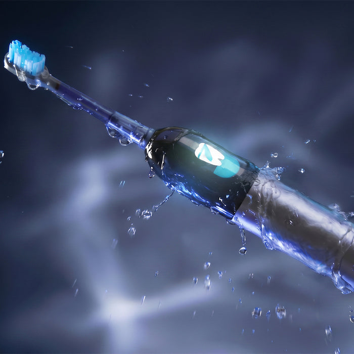 Periuță de dinți electrică Cecotec ToothCare EliteSwing Premium, oscilație 60°, autonomie până la 30 de zile, 4 moduri