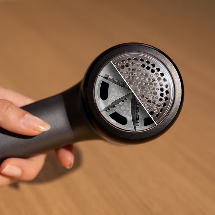 Aparat de îndepărtat scame Cecotec Cut-X Pro, autonomie 90 min, lamă de 50 mm, rezervor de 50 ml
