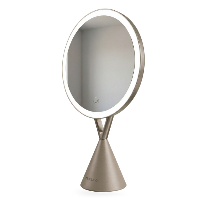 Oglindă cosmetică Cecotec FaceCare Mirror, mărire 10x, iluminare LED, 3 intensități