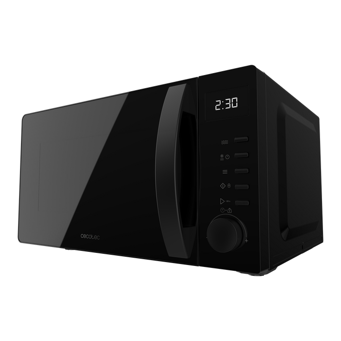 Cuptor cu microunde digital Cecotec Proclean 5005 Black, 20 l, 700 W, 5 trepte, negru