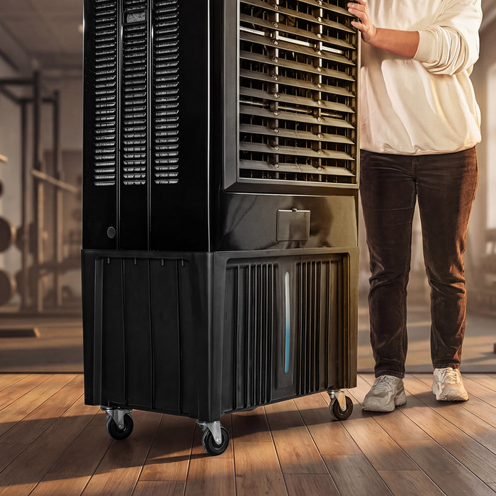 Răcitor de aer industrial Cecotec AirIndustry 110000, 110 l, 350 W, debit de aer 9000 m³/h
