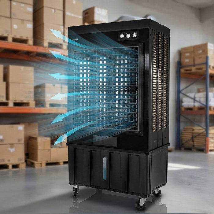 Răcitor de aer industrial Cecotec AirIndustry 200000, 200 l, 750 W, debit de aer 25.000 m³/h