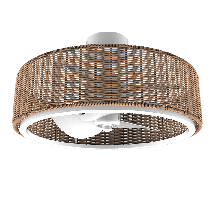 Ventilator de tavan cu iluminare Cecotec EnergySilence LampAero 324 Camellia, 6 trepte, 60 × 60 × 25 cm, telecomandă