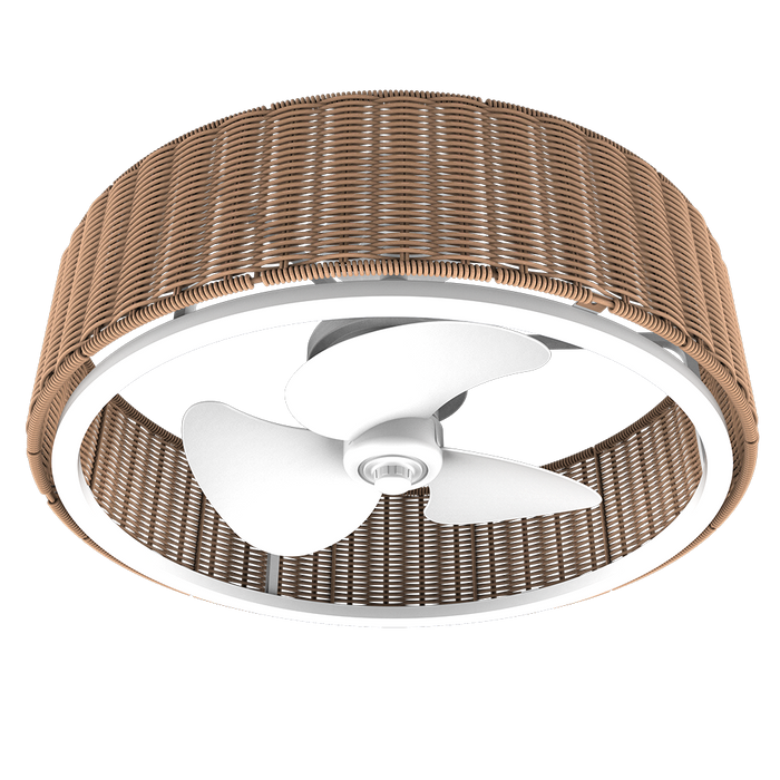 Ventilator de tavan cu iluminare Cecotec EnergySilence LampAero 324 Camellia, 6 trepte, 60 × 60 × 25 cm, telecomandă