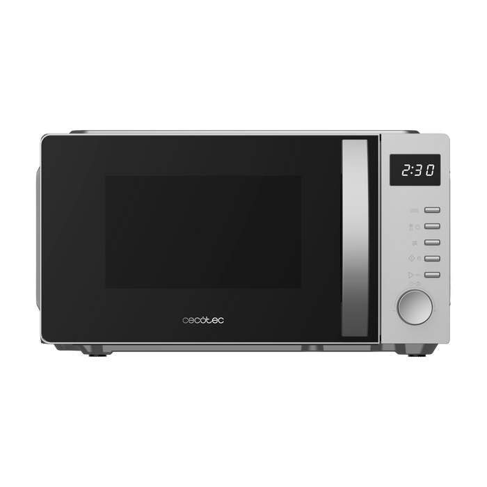 Cuptor cu microunde digital cu grill Cecotec Proclean 5105 Silver, 20 l, 700 W, 5 trepte de putere