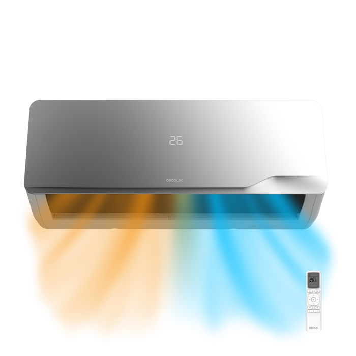 Aparat de aer condiționat split Cecotec AirClima 9000 WindFlow, 9000 BTU, clasa A++, 5 moduri