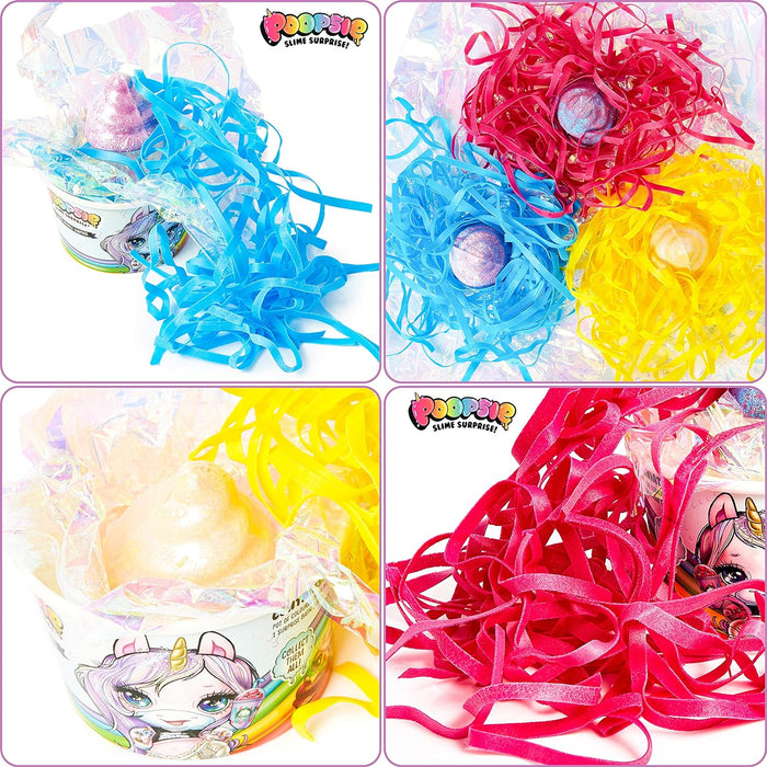 Set de baie MGA Poopsie Slime Surprise!, 3 bombe de baie și Bath Noodles