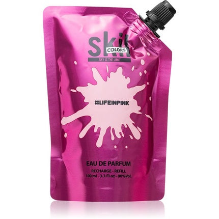 Eau de Parfum Jeanne Arthes Skil Colors Life In Pink Refil 100 ml