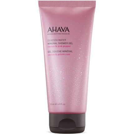 Gel de duș Ahava Mineral Shower Gel Cactus Pink Pepper, 200 ml