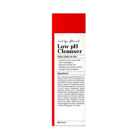 Spumă de curățare Mizon Good Bye Blemish, pH scăzut, 100 ml pentru piele predispusă la acnee